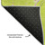 5' X 8' Lime Green Pink And Ivory Abstract Washable Area Rug With UV Protection