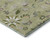 9' X 12' Artichoke Green Taupe And Ivory Floral Washable Area Rug With UV Protection 9' X 12' Artichoke Green Taupe And Ivory Floral Washable Area Rug With UV Protection