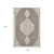 5' X 8' Taupe Beige And Ivory Oriental Washable Area Rug With UV Protection 5' X 8' Taupe Beige And Ivory Oriental Washable Area Rug With UV Protection