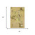 5' X 8' Gold Brown And Beige Abstract Washable Area Rug With UV Protection