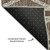 8' X 10' Brown And Beige Geometric Washable Area Rug With UV Protection