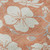 9' X 12' Coral And Ivory Floral Washable Area Rug With UV Protection 9' X 12' Coral And Ivory Floral Washable Area Rug With UV Protection