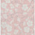 9' X 12' Pink And Ivory Floral Washable Area Rug With UV Protection