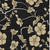 3' X 5' Black And Wheat Floral Washable Area Rug With UV Protection 3' X 5' Black And Wheat Floral Washable Area Rug With UV Protection