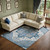 8' X 10' Blue Ivory And Gray Oriental Washable Area Rug With UV Protection 8' X 10' Blue Ivory And Gray Oriental Washable Area Rug With UV Protection