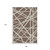 9' X 12' Brown And Ivory Geometric Washable Area Rug With UV Protection 9' X 12' Brown And Ivory Geometric Washable Area Rug With UV Protection