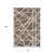 10' X 14' Brown And Ivory Geometric Washable Area Rug With UV Protection 10' X 14' Brown And Ivory Geometric Washable Area Rug With UV Protection