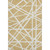 9' X 12' Gold And Ivory Geometric Washable Area Rug With UV Protection 9' X 12' Gold And Ivory Geometric Washable Area Rug With UV Protection
