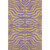 9' X 12' Purple And Peach Animal Print Washable Area Rug With UV Protection 9' X 12' Purple And Peach Animal Print Washable Area Rug With UV Protection