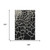 10' X 14' Black And Ivory Abstract Geometric Washable Area Rug With UV Protection 10' X 14' Black And Ivory Abstract Geometric Washable Area Rug With UV Protection