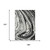 10' X 14' Black Ivory And Gray Abstract Washable Area Rug With UV Protection