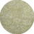8' Sage And Ivory Damask Washable Round Rug With UV Protection 8' Sage And Ivory Damask Washable Round Rug With UV Protection