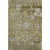 5' X 8' Brown Gray And Gold Floral Washable Area Rug With UV Protection