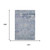 9' X 12' Sky Blue Beige And Purple Floral Washable Area Rug With UV Protection 9' X 12' Sky Blue Beige And Purple Floral Washable Area Rug With UV Protection