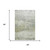 5' X 8' Artichoke Green Gray And Silver Abstract Washable Area Rug With UV Protection