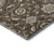 10' X 14' Chocolate Ivory And Gray Moroccan Washable Area Rug With UV Protection 10' X 14' Chocolate Ivory And Gray Moroccan Washable Area Rug With UV Protection