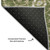 9' X 12' Olive Green Gray And Beige Moroccan Washable Area Rug With UV Protection