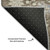10' X 14' Brown Beige And Blue Floral Washable Area Rug With UV Protection