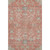 10' X 14' Coral Beige And Taupe Floral Washable Area Rug With UV Protection