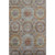 5' X 8' Rust Charcoal And Beige Geometric Washable Area Rug With UV Protection