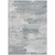 9' X 12' Silver And Gray Abstract Washable Indoor Outdoor Area Rug