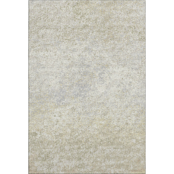 9' X 12' Beige And Gray Abstract Washable Indoor Outdoor Area Rug