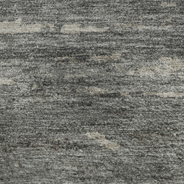 10' X 14' Gold Charcoal And Gray Abstract Washable Area Rug With UV Protection