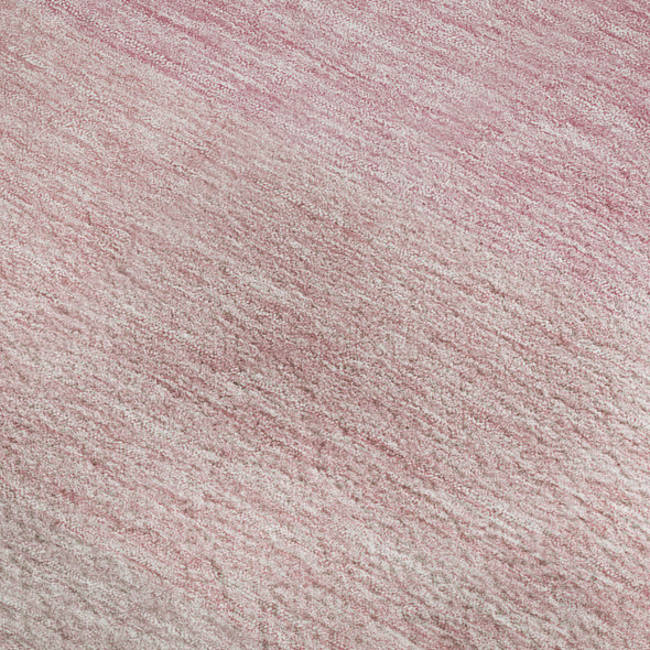 9' X 12' Pink And Ivory Ombre Washable Area Rug With UV Protection