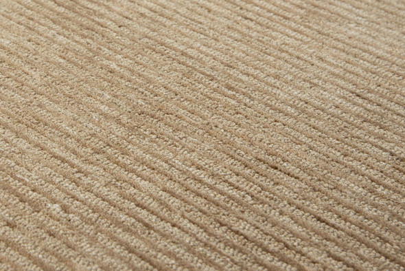 8' X 10' Beige And Natural Hand Tufted Area Rug With UV Protection