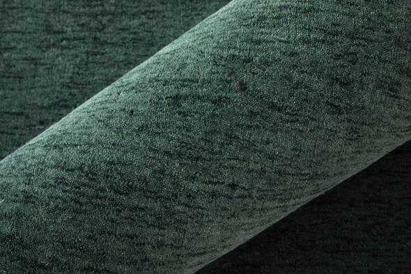 8' X 11' Green Hand Woven Area Rug