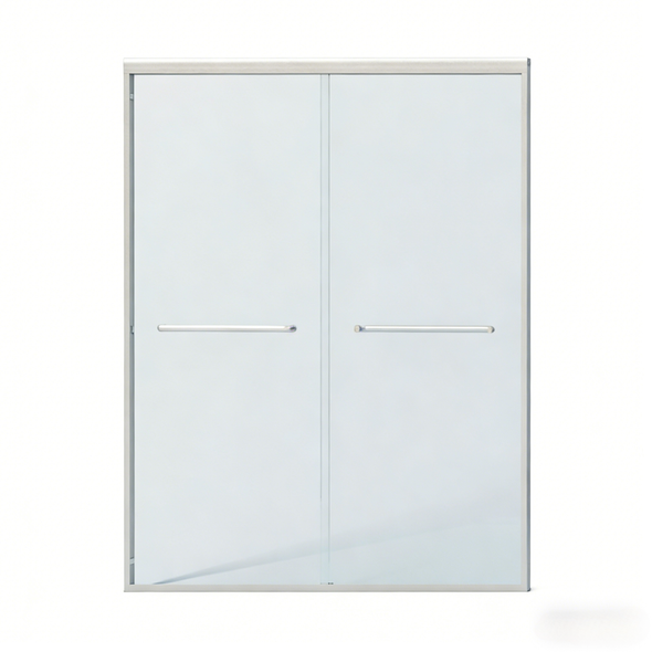 Set Of Two Tempered Glass Shower Doors