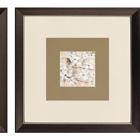 Set Of Two Fragrant Perch Set of Set Brown Framed Wall Art