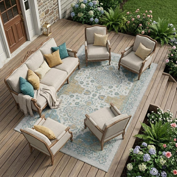 10' X 14' Silver And Gray Oriental Washable Indoor Outdoor Area Rug