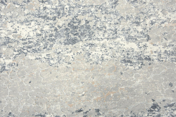 4' X 6' Cream Gray And Beige Abstract Area Rug
