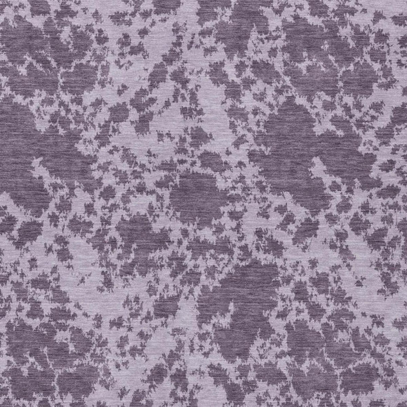 9' X 12' Lavender And Purple Abstract Washable Indoor Outdoor Area Rug