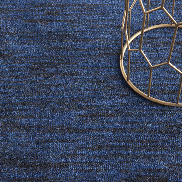 4' X 6' Midnight Blue Stain Resistant Indoor Outdoor Area Rug