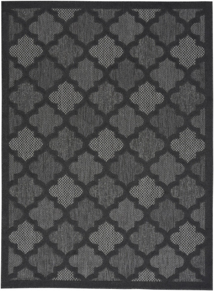 4' X 6' Charcoal Indoor Outdoor Area Rug
