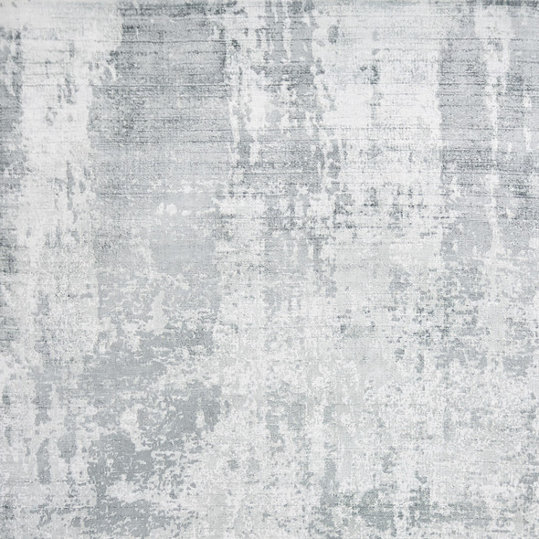 8' X 10' Dark Gray And Light Gray Abstract Hand Loomed Area Rug