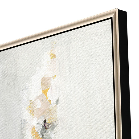 Rustic Garden I Silver Floater Frame Print Wall Art