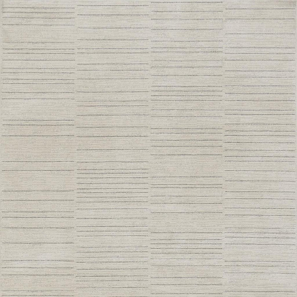 8' X 10' Gray And Ivory Abstract Area Rug