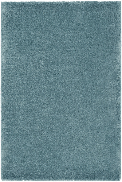 5' X 7' Aqua Shag Area Rug