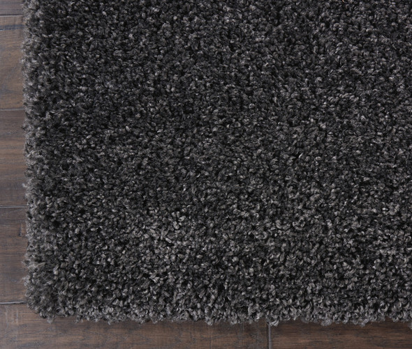 3' X 5' Gray Shag Area Rug
