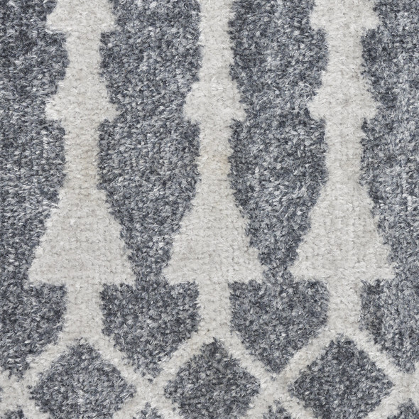 4' X 6' Blue Geometric Area Rug