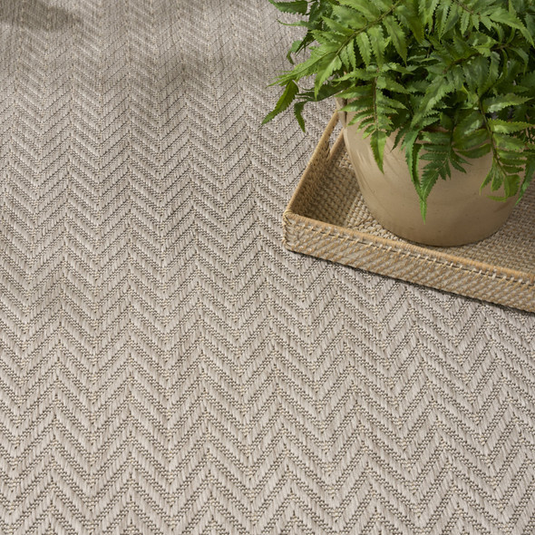 4' X 6' Gray Geometric Indoor Outdoor Area Rug