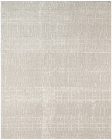 8' X 10' Ivory Abstract Area Rug