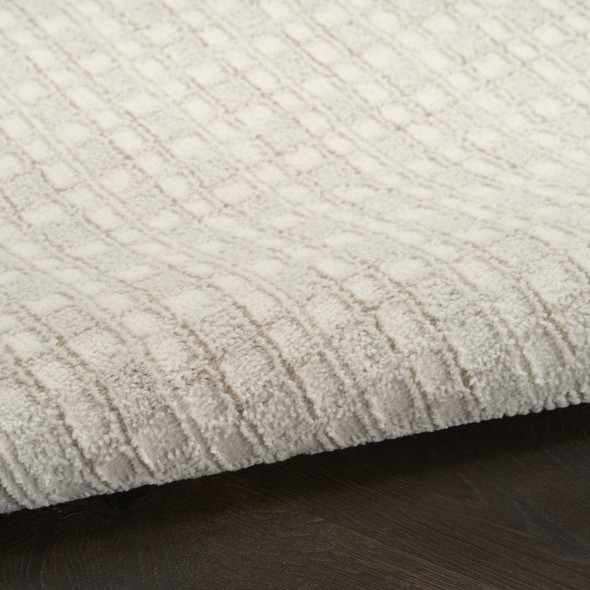 8' X 10' Ivory Geometric Area Rug