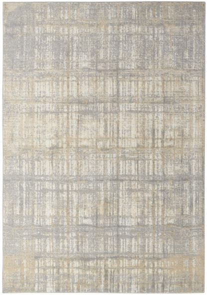 5' X 7' Gray Abstract Area Rug