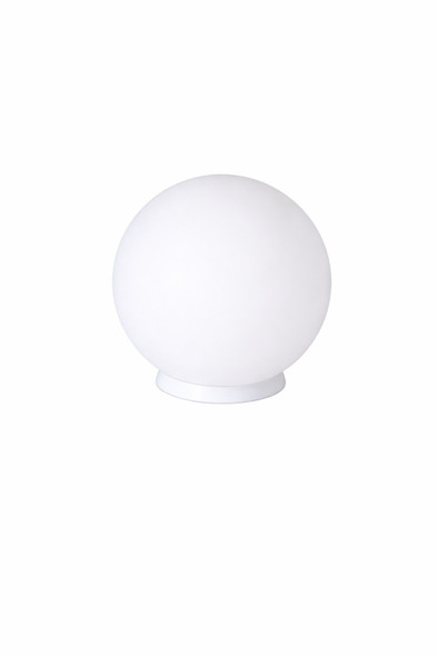7" White Baseball Globe Lamp With Novelty