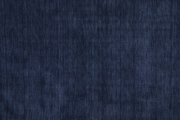 2' X 3' Blue Wool Hand Woven Area Rug