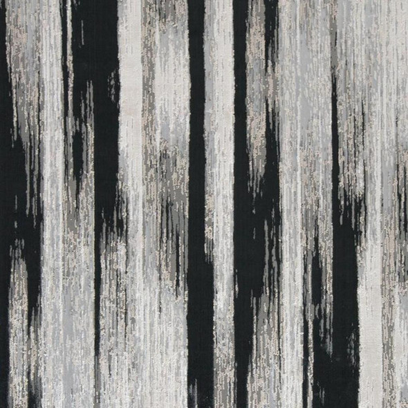 13' X 20' Black Silver And Gray Abstract Area Rug